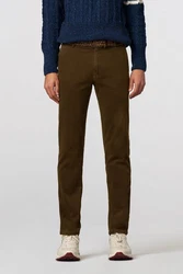 MEYER 5-Pocket Hose Khaki/Dunkelgrün
