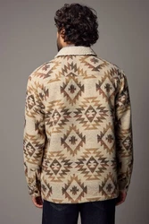 Next Hemdjacke im Navajo-Stil mit Borgfutter 