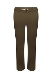 Esprit Anzughose Khaki/Dunkelgrün