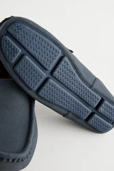 Next Mokassin-Slipper Hausschuh Hellblau/Dunkelblau/Blau