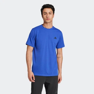 adidas Performance T-Shirt TRAIN ESSENTIALS COMFORT TRAINING Blau/Hellblau