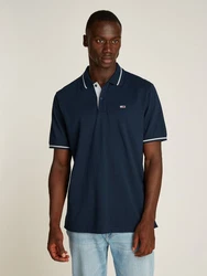 Tommy Jeans Poloshirt Dunkelblau/Hellblau/Blau