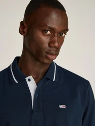 Tommy Jeans Poloshirt Dunkelblau/Hellblau/Blau