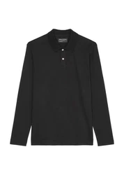 Marc O'Polo Langarm-Poloshirt Dunkelgrau/Khaki/Hellgrau/Grau/Schwarz