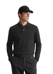 Marc O'Polo Langarm-Poloshirt Dunkelgrau/Khaki/Hellgrau/Grau/Schwarz