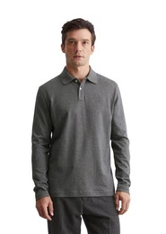Langarm-Poloshirt