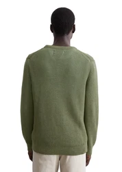Marc O'Polo Pullover Rundhals Bi-Colour-Strick zweifarbig