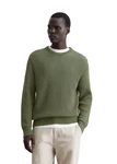 Marc O'Polo Pullover Rundhals Bi-Colour-Strick zweifarbig