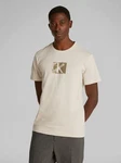 Calvin Klein Jeans Rundhalsshirt SMALL CK BOX TEE Khaki/Beige
