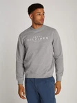 Tommy Hilfiger Sweatshirt mit Logo Grau/Dunkelgrau/Dunkelrot/Hellgrau