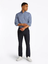 Tommy Hilfiger Businesshemd Flex Poplin Gingham RF Shirt Hellblau/Dunkelblau/Blau