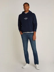 Tommy Hilfiger Hoodie mit Logodruck Dunkelblau/Blau/Hellblau