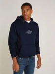 Tommy Hilfiger Hoodie mit Logodruck Dunkelblau/Blau/Hellblau