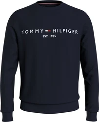 Tommy Hilfiger Big & Tall Sweatshirt BT-TOMMY LOGO SWEATSHIRT-B mit Logodruck Grün