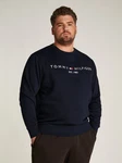 Tommy Hilfiger Big & Tall Sweatshirt BT-TOMMY LOGO SWEATSHIRT-B mit Logodruck Grün