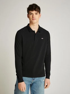 Tommy Jeans Poloshirt schwarz Tommy Jeans Poloshirt schwarz