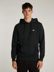 Tommy Jeans Hoodie TJM REG BADGE HOODIE EXT Schwarz