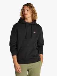 Tommy Jeans Hoodie TJM REG BADGE HOODIE EXT Schwarz
