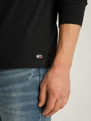 Tommy Jeans Rollkragenshirt TJM SLIM TURTLENECK TEE Schwarz