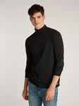 Tommy Jeans Rollkragenshirt TJM SLIM TURTLENECK TEE Schwarz