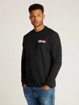 Tommy Jeans Sweatshirt TJM REG ENTRY GRAPHIC CREW EXT Schwarz