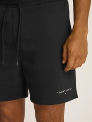 Tommy Jeans Sweatshorts TJM REG LINEAR SHORT schwarz