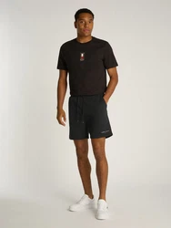 Tommy Jeans Sweatshorts TJM REG LINEAR SHORT schwarz