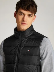 Tommy Jeans Steppweste TJM LT DOWN VEST EXT Schwarz