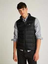 Steppweste TJM LT DOWN VEST EXT in Groen Gren, Logostickerei, Eingriffstaschen