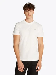 T-Shirt TJM SLIM LINEAR CHEST SS TEE EXT mit Logodruck
