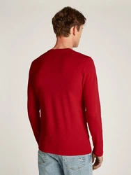 TOMMY HILFIGER Shirt STRETCH SLIM FIT LONG SLEEVE rot/medium rot