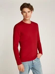 TOMMY HILFIGER Shirt STRETCH SLIM FIT LONG SLEEVE rot/medium rot