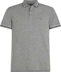 Tommy Hilfiger Poloshirt Tommy Tipped Slim Polo Grau/Hellgrau/Dunkelgrau
