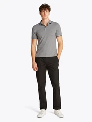 Tommy Hilfiger Poloshirt Tommy Tipped Slim Polo Grau/Hellgrau/Dunkelgrau