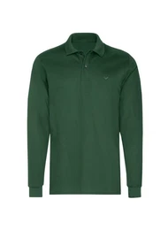 Poloshirt Langarm Poloshirt mit Armbndchen (1-tlg)