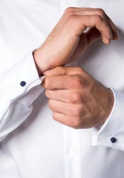 Eterna Businesshemd Weiß/Creme/Schwarz