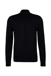 JOOP! Strickjacke Dunkelblau/Schwarz/Hellblau