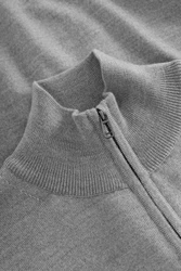 JOOP! Strickjacke Grau/Hellgrau