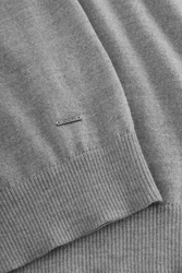 JOOP! Strickjacke Grau/Hellgrau