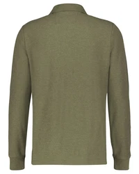 New Zealand Auckland Polokragenpullover Dunkelgrün/Khaki