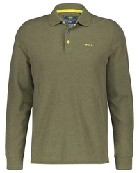 New Zealand Auckland Polokragenpullover Dunkelgrün/Khaki