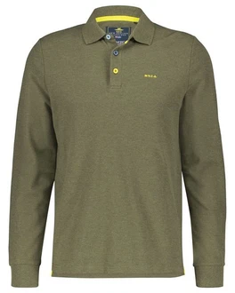 New Zealand Auckland Polokragenpullover Dunkelgrün/Khaki New Zealand Auckland Polokragenpullover Dunkelgrün/Khaki