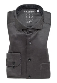 Eterna Businesshemd Dunkelgrau/Grau/Schwarz Eterna Businesshemd Dunkelgrau/Grau/Schwarz