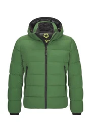 Steppjacke MSKyle mit Logo Badge und reflektierenden Details