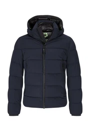 Steppjacke MSKyle mit Logo Badge und reflektierenden Details