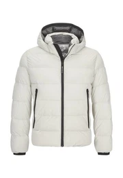 Steppjacke MSKyle mit Logo Badge und reflektierenden Details