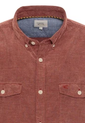 camel active Hemd Braun/Rot/Dunkelrot