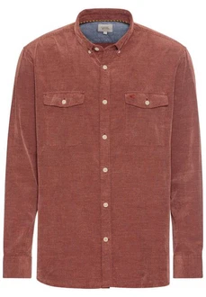 camel active Hemd Braun/Rot/Dunkelrot