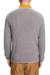 Esprit Pullover Grau/Hellgrau/Silber