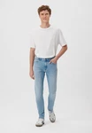 Mavi 5-Pocket Jeans Hellblau/Weiß/Creme